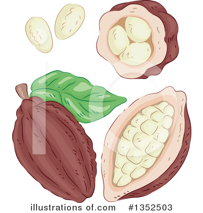 Royalty-Free (RF) Cacao Clipart Illustration by BNP Design Studio - Stock Sample #1352503