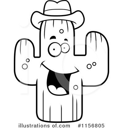 Royalty-Free (RF) Cactus Clipart Illustration by Cory Thoman - Stock Sample #1156805