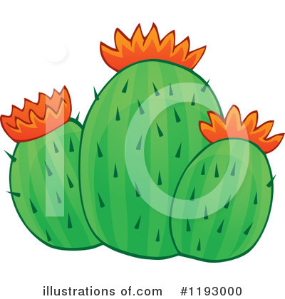 Royalty-Free (RF) Cactus Clipart Illustration by visekart - Stock Sample #1193000