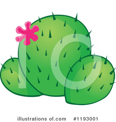 Royalty-Free (RF) Cactus Clipart Illustration by visekart - Stock Sample #1193001