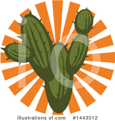Royalty-Free (RF) Cactus Clipart Illustration by Vector Tradition SM - Stock Sample #1443512