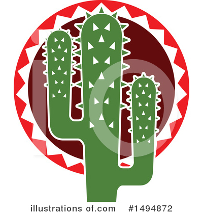 Royalty-Free (RF) Cactus Clipart Illustration by Vector Tradition SM - Stock Sample #1494872