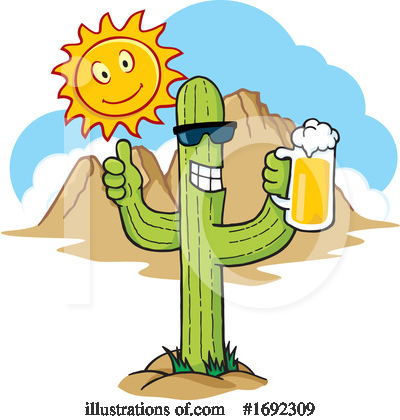 Royalty-Free (RF) Cactus Clipart Illustration by Any Vector - Stock Sample #1692309