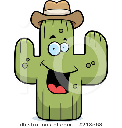 Royalty-Free (RF) Cactus Clipart Illustration by Cory Thoman - Stock Sample #218568