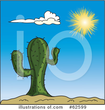 Royalty-Free (RF) Cactus Clipart Illustration by Pams Clipart - Stock Sample #62599