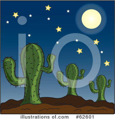 Royalty-Free (RF) Cactus Clipart Illustration by Pams Clipart - Stock Sample #62601