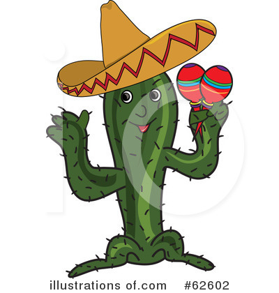 Royalty-Free (RF) Cactus Clipart Illustration by Pams Clipart - Stock Sample #62602