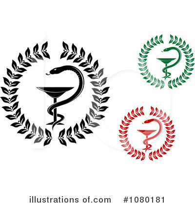 Royalty-Free (RF) Caduceus Clipart Illustration by Vector Tradition SM - Stock Sample #1080181