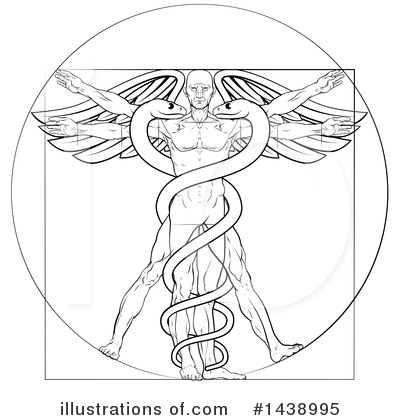 Royalty-Free (RF) Caduceus Clipart Illustration by AtStockIllustration - Stock Sample #1438995