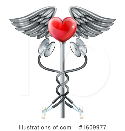 Winged Heart Clipart #1609977 by AtStockIllustration