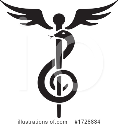 Royalty-Free (RF) Caduceus Clipart Illustration by Any Vector - Stock Sample #1728834