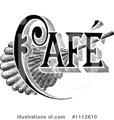 Royalty-Free (RF) Cafe Clipart Illustration by Prawny Vintage - Stock Sample #1112610