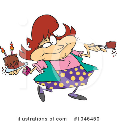 Birthday Cake Clipart #1046450 by toonaday