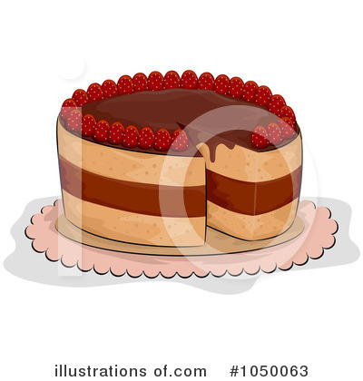 Royalty-Free (RF) Cake Clipart Illustration by BNP Design Studio - Stock Sample #1050063