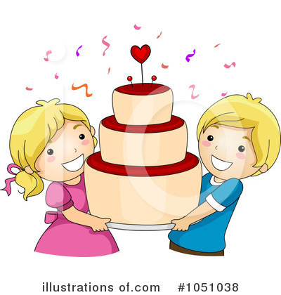 Royalty-Free (RF) Cake Clipart Illustration by BNP Design Studio - Stock Sample #1051038
