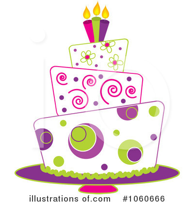 Royalty-Free (RF) Cake Clipart Illustration by Pams Clipart - Stock Sample #1060666