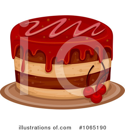 Royalty-Free (RF) Cake Clipart Illustration by BNP Design Studio - Stock Sample #1065190