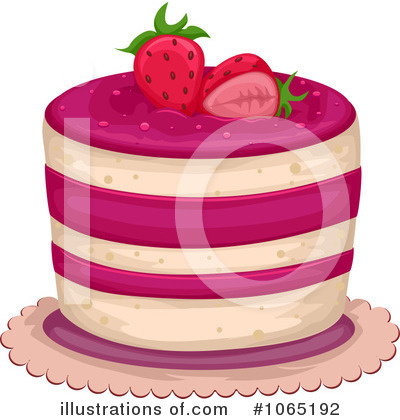 Royalty-Free (RF) Cake Clipart Illustration by BNP Design Studio - Stock Sample #1065192