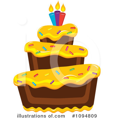 Royalty-Free (RF) Cake Clipart Illustration by Pams Clipart - Stock Sample #1094809