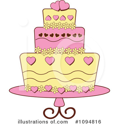 Royalty-Free (RF) Cake Clipart Illustration by Pams Clipart - Stock Sample #1094816