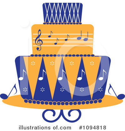 Royalty-Free (RF) Cake Clipart Illustration by Pams Clipart - Stock Sample #1094818