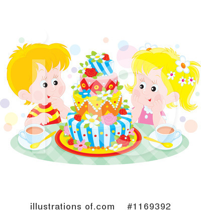 Royalty-Free (RF) Cake Clipart Illustration by Alex Bannykh - Stock Sample #1169392