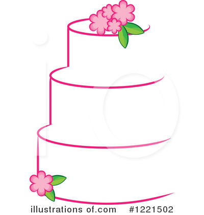 Wedding Cake Clipart #1221502 by Pams Clipart