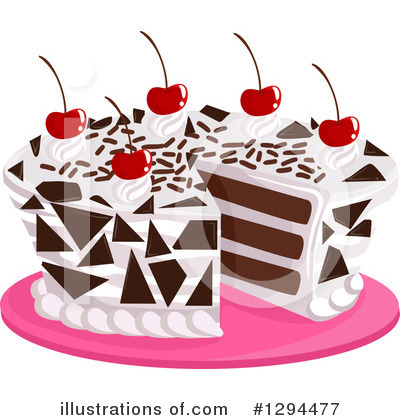 Royalty-Free (RF) Cake Clipart Illustration by BNP Design Studio - Stock Sample #1294477