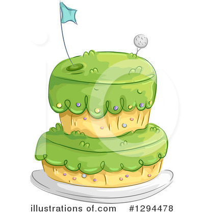 Royalty-Free (RF) Cake Clipart Illustration by BNP Design Studio - Stock Sample #1294478