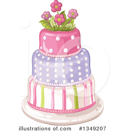 Royalty-Free (RF) Cake Clipart Illustration by merlinul - Stock Sample #1349207