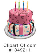 Cake Clipart #1349211 by merlinul
