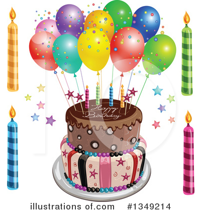 Royalty-Free (RF) Cake Clipart Illustration by merlinul - Stock Sample #1349214