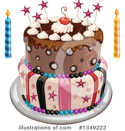 Royalty-Free (RF) Cake Clipart Illustration by merlinul - Stock Sample #1349222