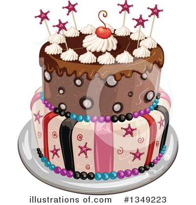 Royalty-Free (RF) Cake Clipart Illustration by merlinul - Stock Sample #1349223