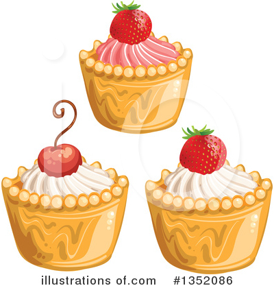 Royalty-Free (RF) Cake Clipart Illustration by merlinul - Stock Sample #1352086
