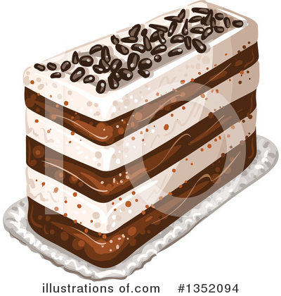 Royalty-Free (RF) Cake Clipart Illustration by merlinul - Stock Sample #1352094