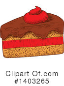 Cake Clipart #1403265 by Vector Tradition SM