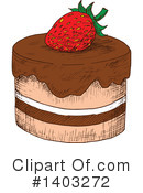Cake Clipart #1403272 by Vector Tradition SM