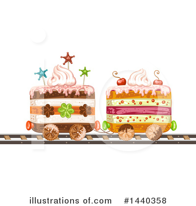 Royalty-Free (RF) Cake Clipart Illustration by merlinul - Stock Sample #1440358