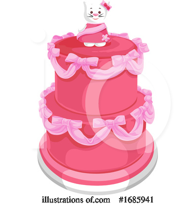 Royalty-Free (RF) Cake Clipart Illustration by Morphart Creations - Stock Sample #1685941