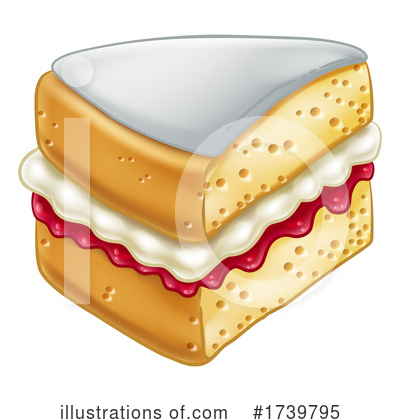 Royalty-Free (RF) Cake Clipart Illustration by AtStockIllustration - Stock Sample #1739795