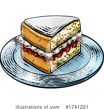 Royalty-Free (RF) Cake Clipart Illustration by AtStockIllustration - Stock Sample #1741201