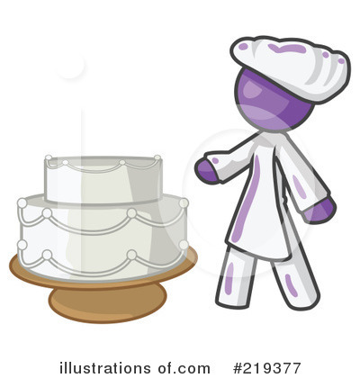 Royalty-Free (RF) Cake Clipart Illustration by Leo Blanchette - Stock Sample #219377