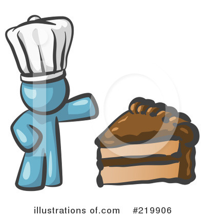 Royalty-Free (RF) Cake Clipart Illustration by Leo Blanchette - Stock Sample #219906