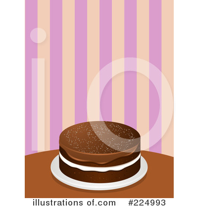 Royalty-Free (RF) Cake Clipart Illustration by elaineitalia - Stock Sample #224993