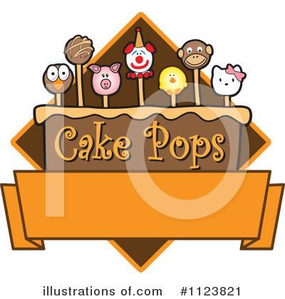 Cake Pop Clipart #1123821 by Mascot Junction