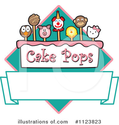 Royalty-Free (RF) Cake Pop Clipart Illustration by Mascot Junction - Stock Sample #1123823