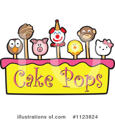 Royalty-Free (RF) Cake Pop Clipart Illustration by Mascot Junction - Stock Sample #1123824