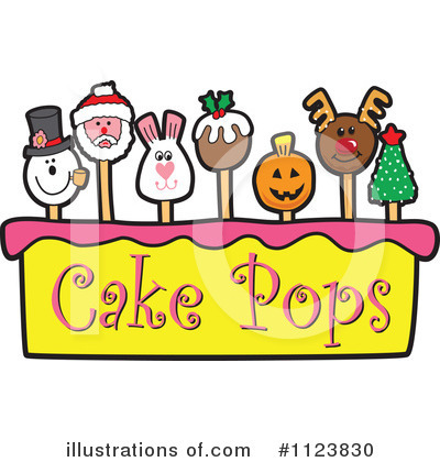 Royalty-Free (RF) Cake Pop Clipart Illustration by Mascot Junction - Stock Sample #1123830