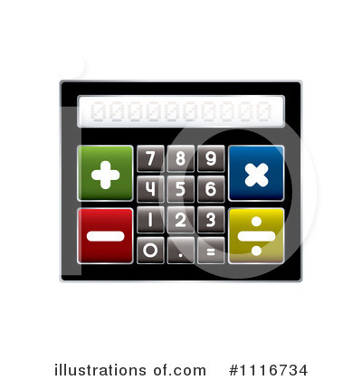 Royalty-Free (RF) Calculator Clipart Illustration by michaeltravers - Stock Sample #1116734